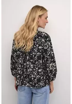 Блузка With 3/4 Sleeve Kaffe, черный