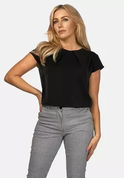 Блузка WITH TWO PLEATS REGINA FASHION, цвет black