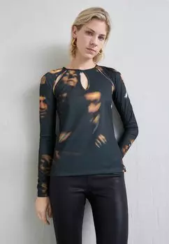 Блузка Wood Wood EMMA CUT OUT, черный