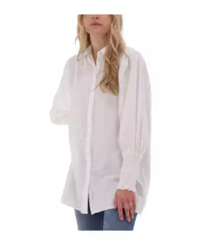 Блузка Яклино с длинным рукавом Y.A.S, белый