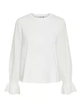 Блузка YAS Blouse YASLEX, белый