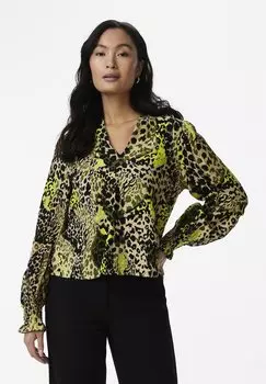 Блузка YASMULTANA YAS, коричневый