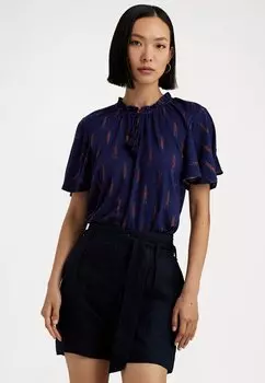 Блузка YOHANNIS SHORT SLEEVE Lauren Ralph Lauren, цвет navy multi