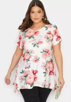 Блузка Yours Clothing, белый