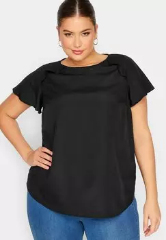 Блузка Yours Clothing, черный