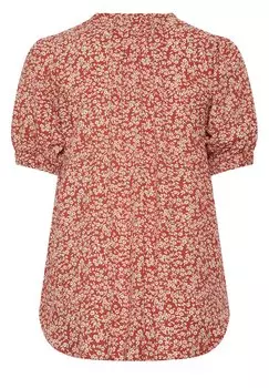 Блузка Yours Clothing, красная