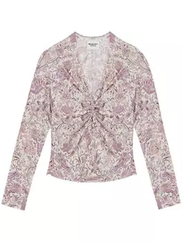 Блузка Zekia MARANT TOILE, нейтральный цвет