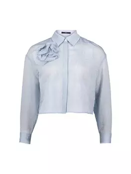 Блузка Zero , цвет whiteblue