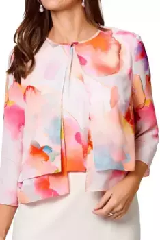 Блузка-жакет HERMANN LANGE Collection "Шифоновый жакет HERMANN LANGE Collection Дарья", розовый