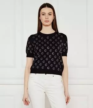 Блузка жасмин Regular fit Guess Jeans, черный