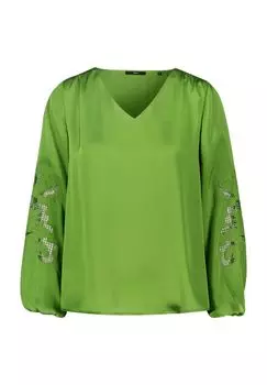 Блузка женская, английская вышивка zero, цвет Patch Greeng