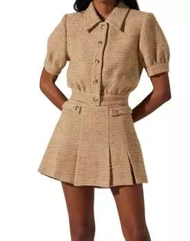 Блузка женская ASTR, коричневый