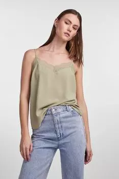 Блузка Женская/Девочка Чайная PIECES, бежевый