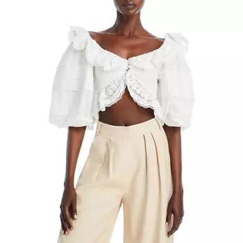 Блузка женская FARM Rio, кремовый