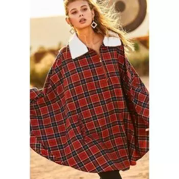 Блузка женская FASHNZFAB, цвет rust