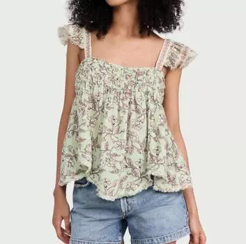 Блузка женская Free People, цвет sweet mint combo