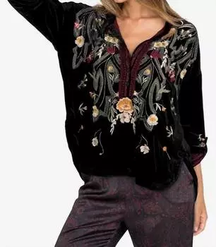 Блузка женская Johnny Was, черный