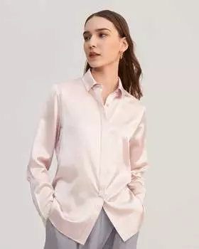 Блузка женская LILYSILK, светло-бежевый