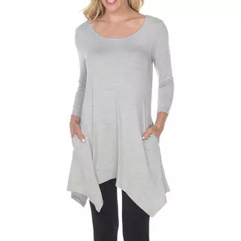 Блузка женская White Mark, цвет heather grey