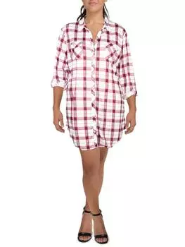 Блузка женская White Mark, красный/белый