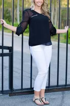 Блузка женская Ya Los Angeles, черный