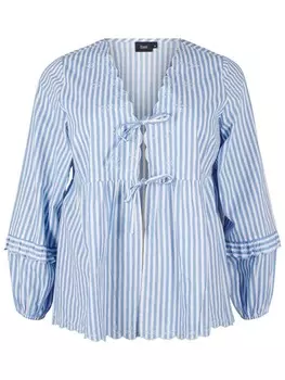 Блузка Zizzi Blouse Esela, светло-синий
