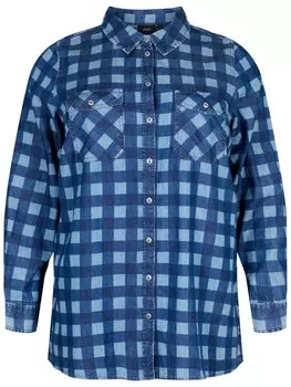 Блузка Zizzi JMIA, синий/голубой