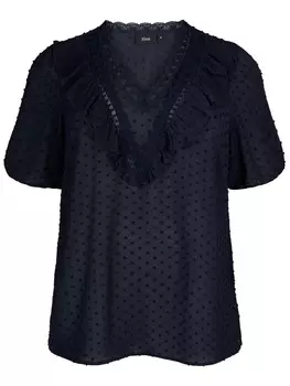 Блузка Zizzi Sofi, темно-синий