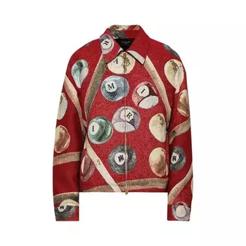 Блузон Amiri Billiards Tapestry Blouson Deep Red, красный