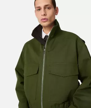 Блузон из хлопчатобумажной саржи Bottega Veneta