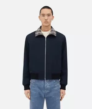Блузон из хлопка в клетку Bottega Veneta