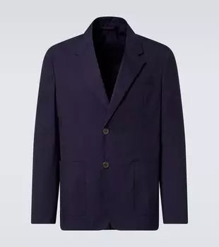 Блузон из хлопковой поплиновой ткани Prada, Inchiostro