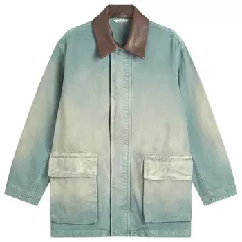 Блузон из органического хлопка с уткой Auralee, зеленый