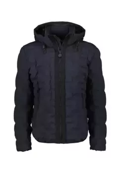 Блузон LERROS "Стеганый блузон LERROS с капюшоном", цвет морской волны