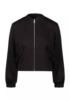 Блузон, молния, боковые карманы, женский zero, цвет Black Beauty