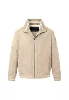 Блузон обычного кроя с микровелюром Tim redpoint, бежевый
