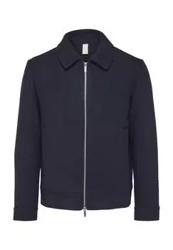 Блузон, отложной воротник, двусторонняя молния, мужской SELECTED, цвет Sky Captai