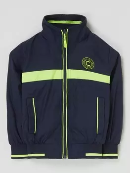 Блузон с контрастной отделкой, модель «Бобсан» - водоотталкивающий CARS JEANS, темно-синий