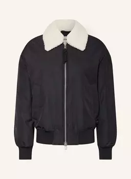 Блузон с плюшевым мехом Marc O'Polo Denim, черный