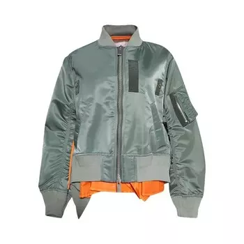 Блузон Sacai Nylon Twill Blouson Khaki, желто-коричневый