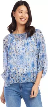 Блузон-топ с рукавами Karen Kane, цвет Floral Print