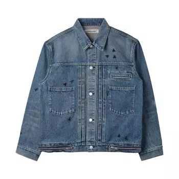 Блузон Undercover Denim Patch Pocket Blouson Indigo, синий