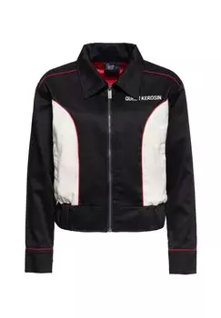 Блузон-жакет в характерном винтажном калифорнийском стиле Queen Kerosin, черный