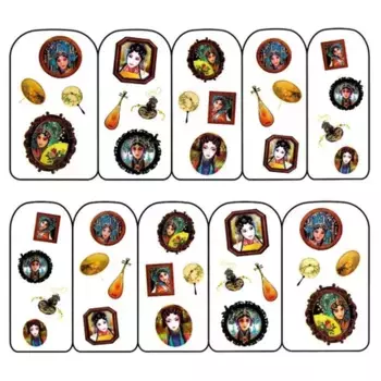 BNA Decalcomania Medal Geisha Beautynails