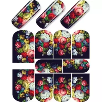 Bna Decalcomanie Russian Flowers Beautynails