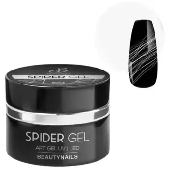 Bna Spider Gel 09 - Металлический белый Beautynails