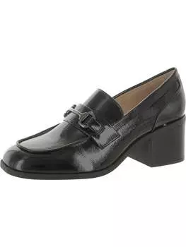 BnMAYBLE3 Женские кожаные туфли-лоферы на каблуке Bandolino, черный