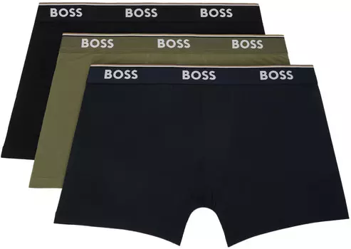 BO Three-Pack разноцветные боксеры-трусы BOSS