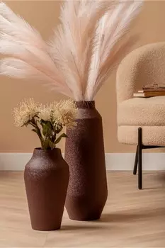 Боаз булавка высокая ваза Present Time, коричневый