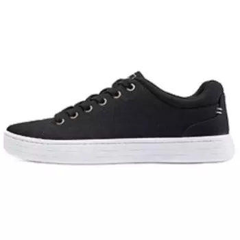 Bob"s Canvas Shoes Men Low-top Black/white Skechers